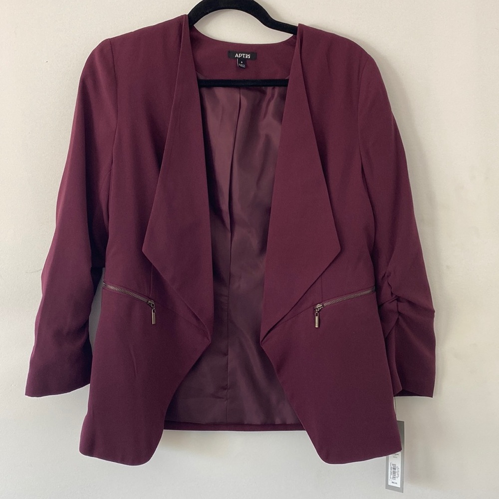 NWT purple blazer